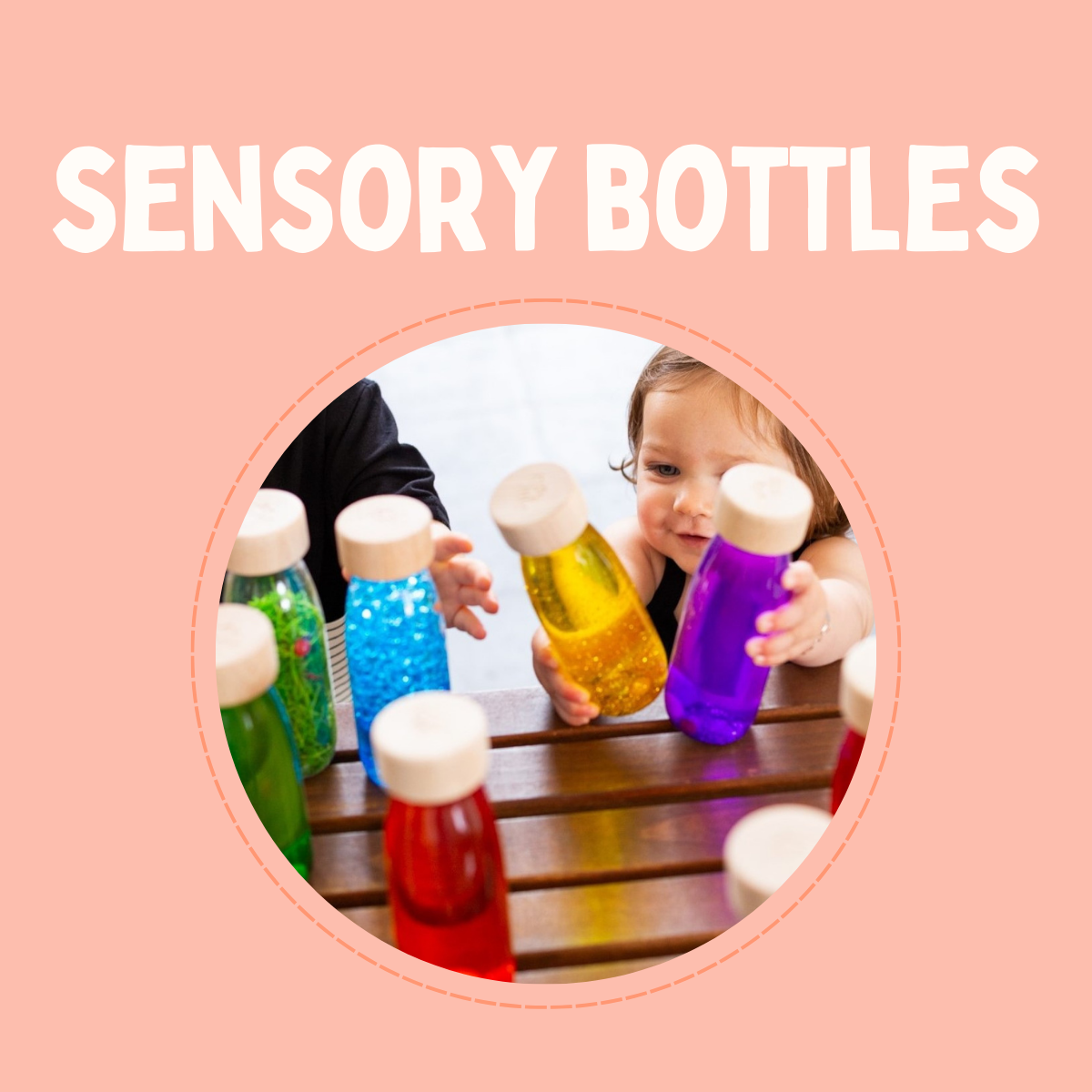 Petit Boum Sensory Sound Bottle - Mermaid