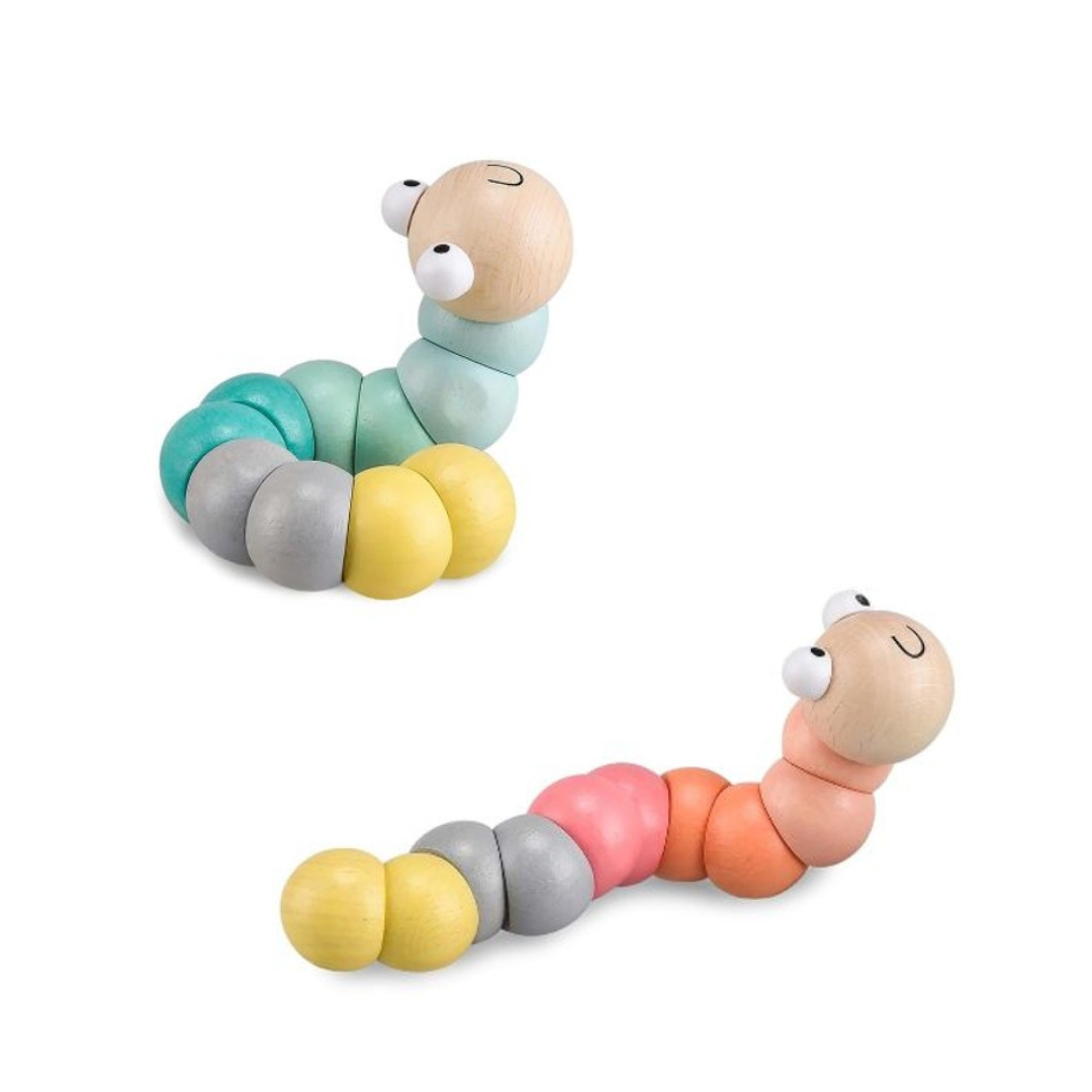 Pastel Wiggly Worm