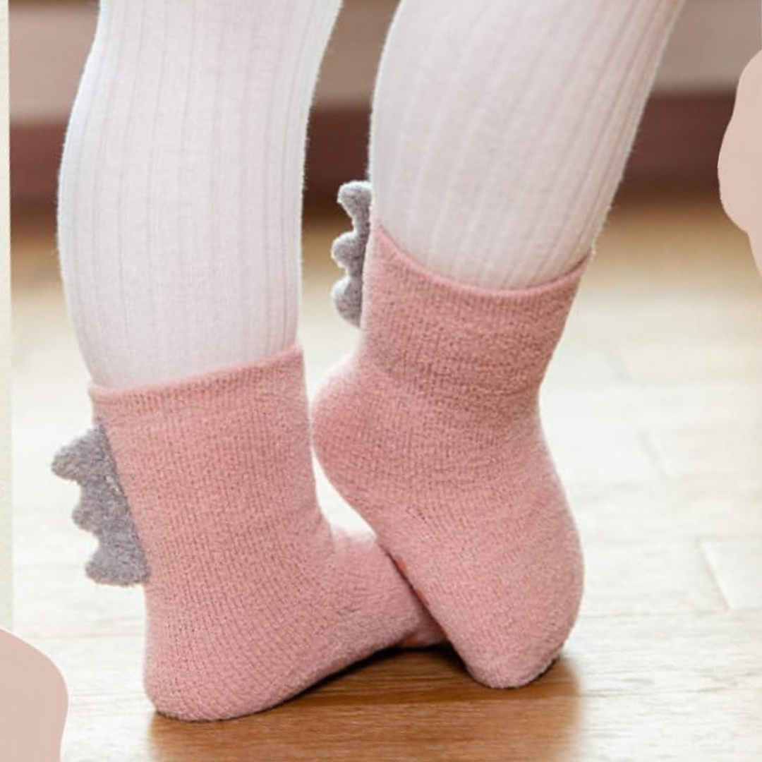 Dinosaur Socks | Pink