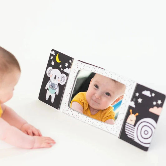 Tummy-Time Baby Mirror Book