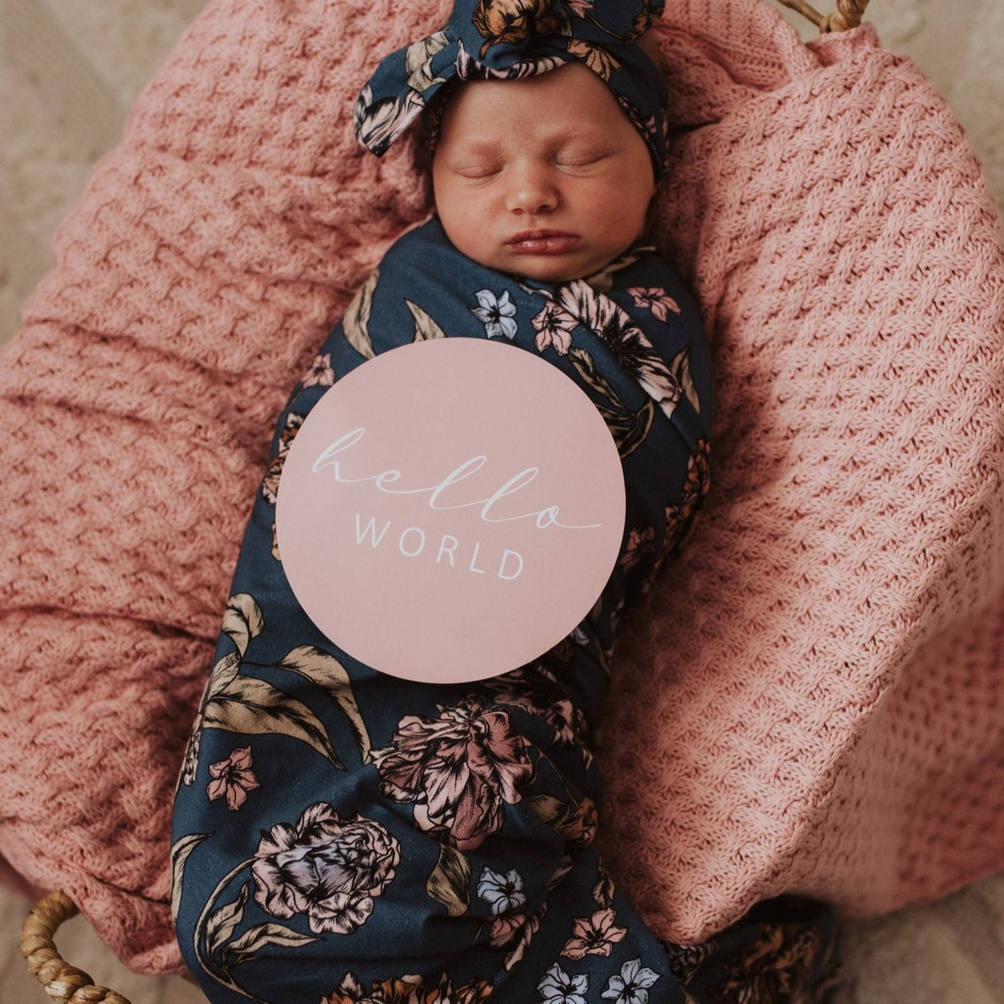 Belle & Rose Gold Reversible Milestone Cards
