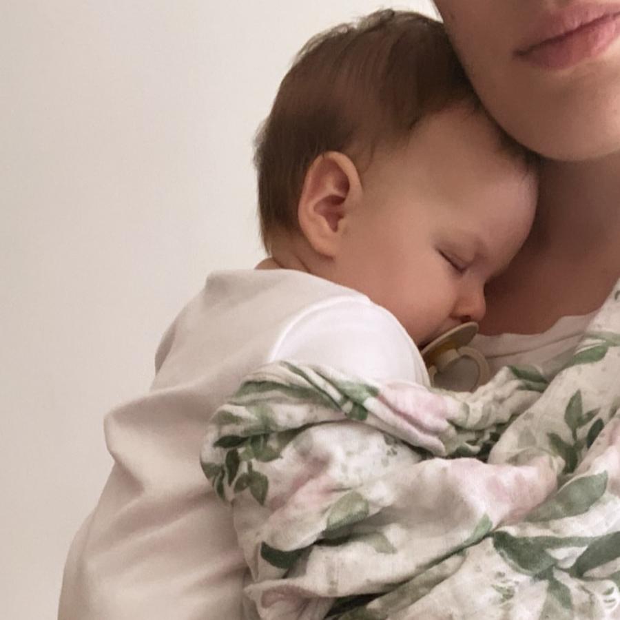 Flower Girl Muslin Swaddle