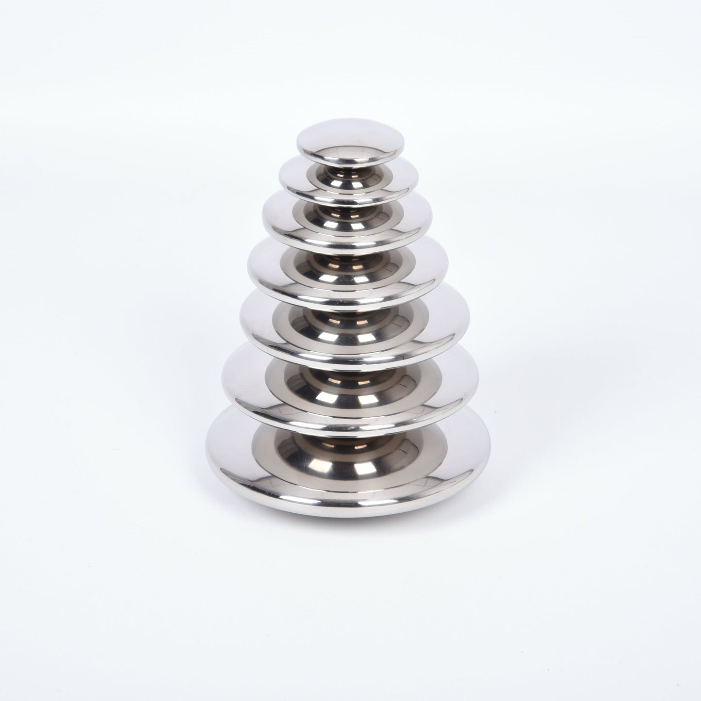 Silver Reflective Buttons