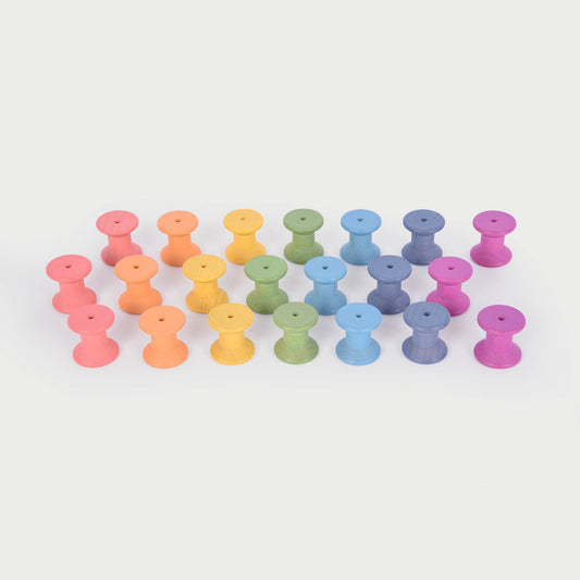 Rainbow Wooden Spool