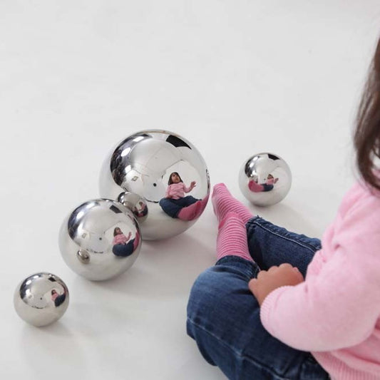 Sensory Reflective Silver Balls