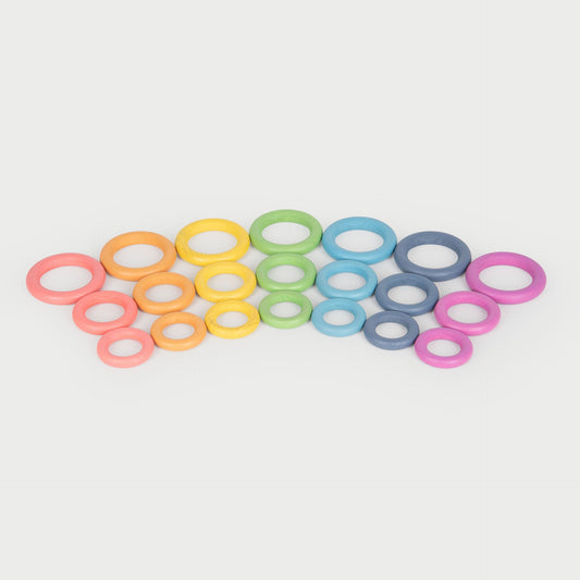 Rainbow Wooden Ring