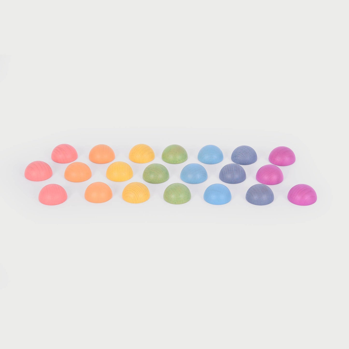 Rainbow Wooden Semisphere