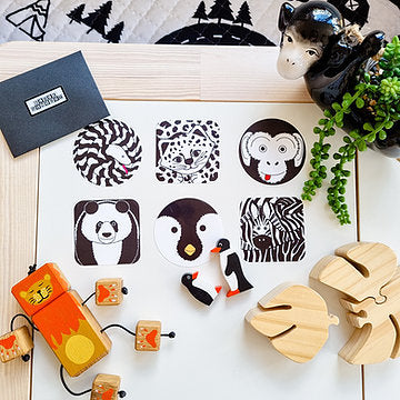 Block Sensory Decal Stickers | Animal Theme