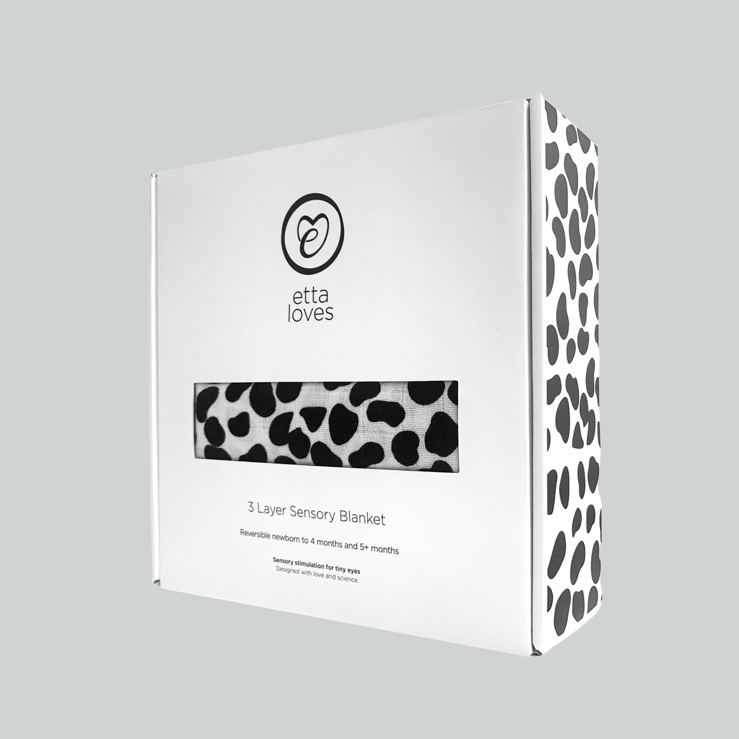 Etta Loves | Reversible Animal Print Blanket | Newborn to 4 months / 5+ months