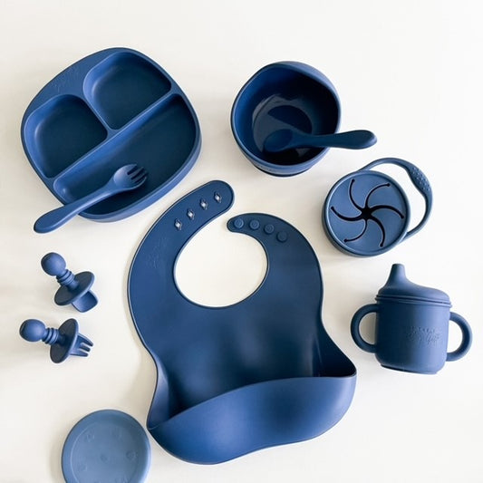 Feeding Set | 9 Piece Weaning | Blue