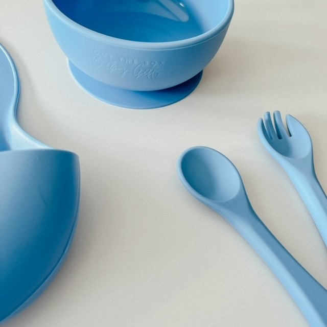 Feeding Set | 9 Piece Weaning | Bright Blue