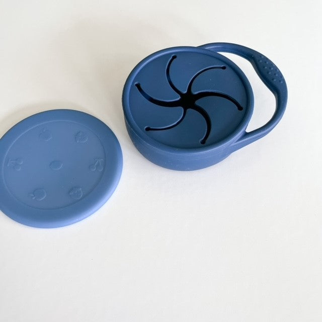 Snack Cup | Collapsible Snack Pot | Blue
