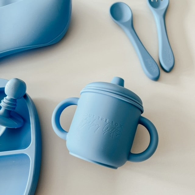 Feeding Set | 9 Piece Weaning | Bright Blue