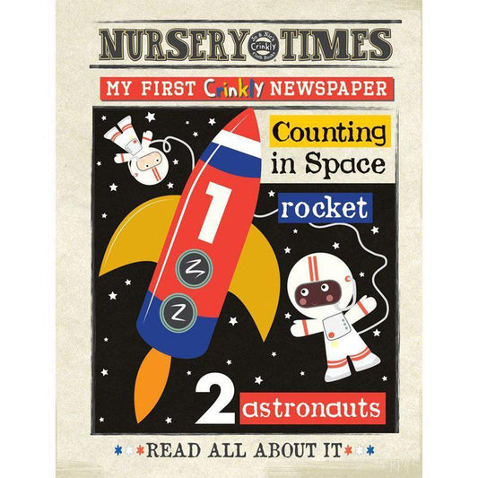 Nursery Times | Crinkly Newspaper | Counting In Space