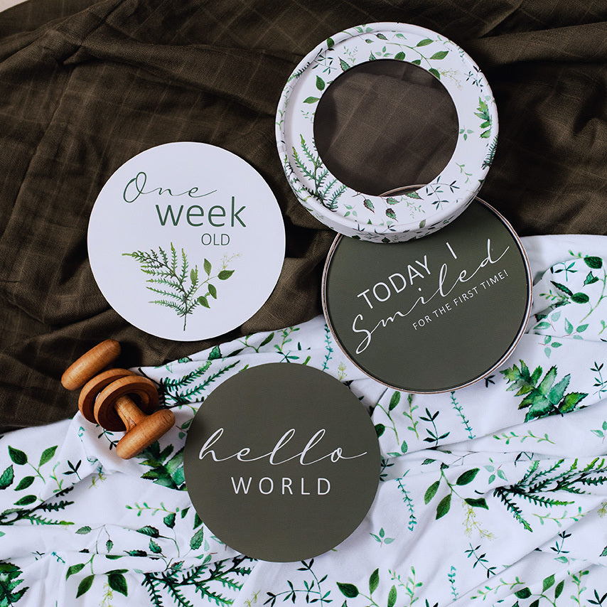 Enchanted I Baby Jersey Wrap & Beanie Set