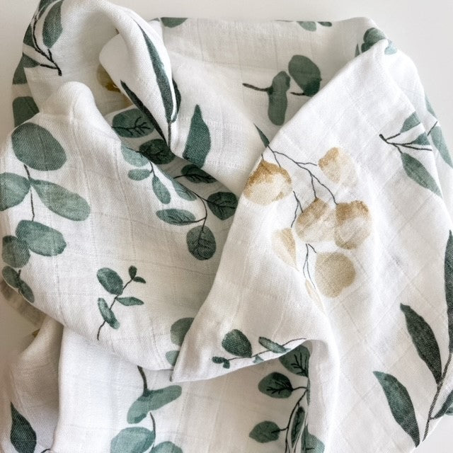 Set of 3 Muslins - Eucalyptus