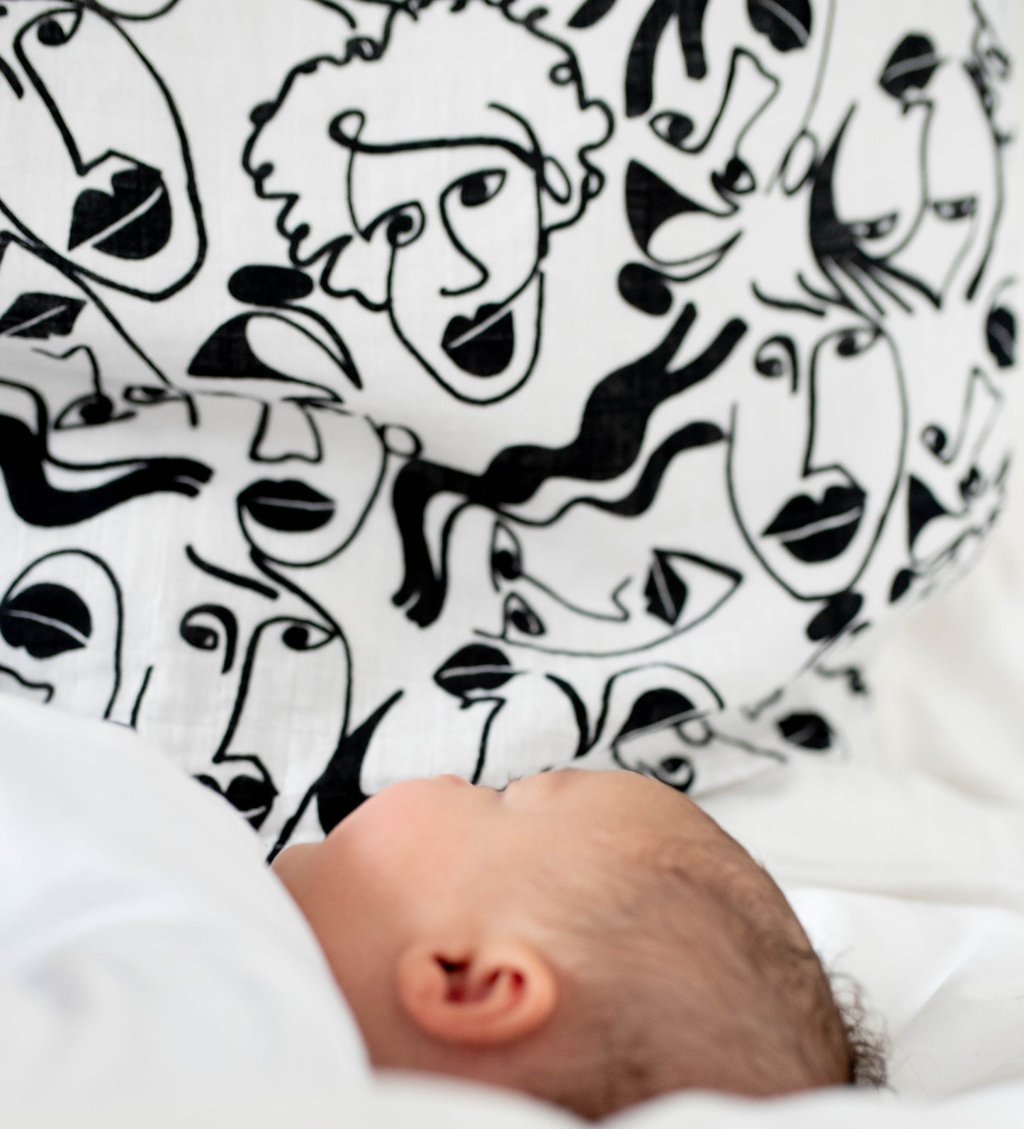 Etta Loves | 3 Pack Muslins - Drawings 0-4m