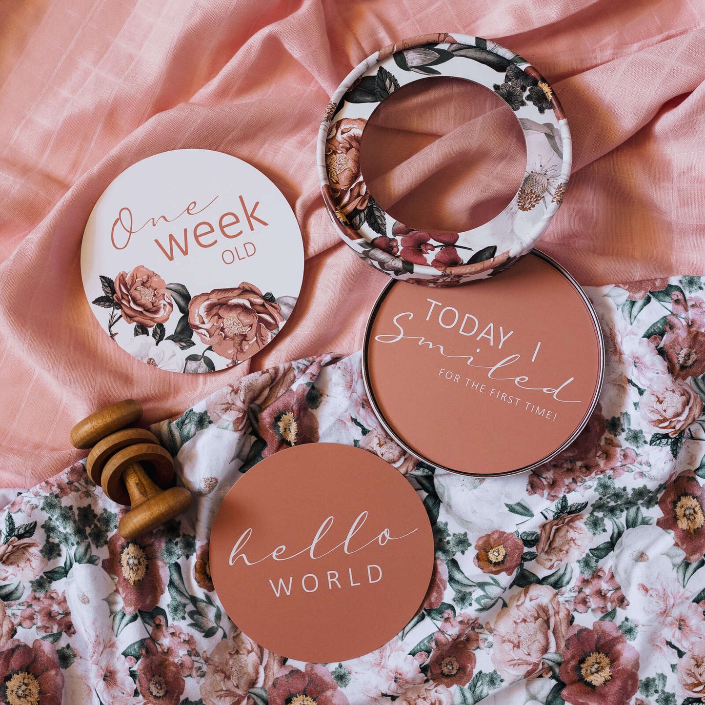 Florence | Baby Jersey Wrap & Topknot Set