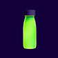 Fluorescent Yellow Sensory Bottle | Glow In The Dark