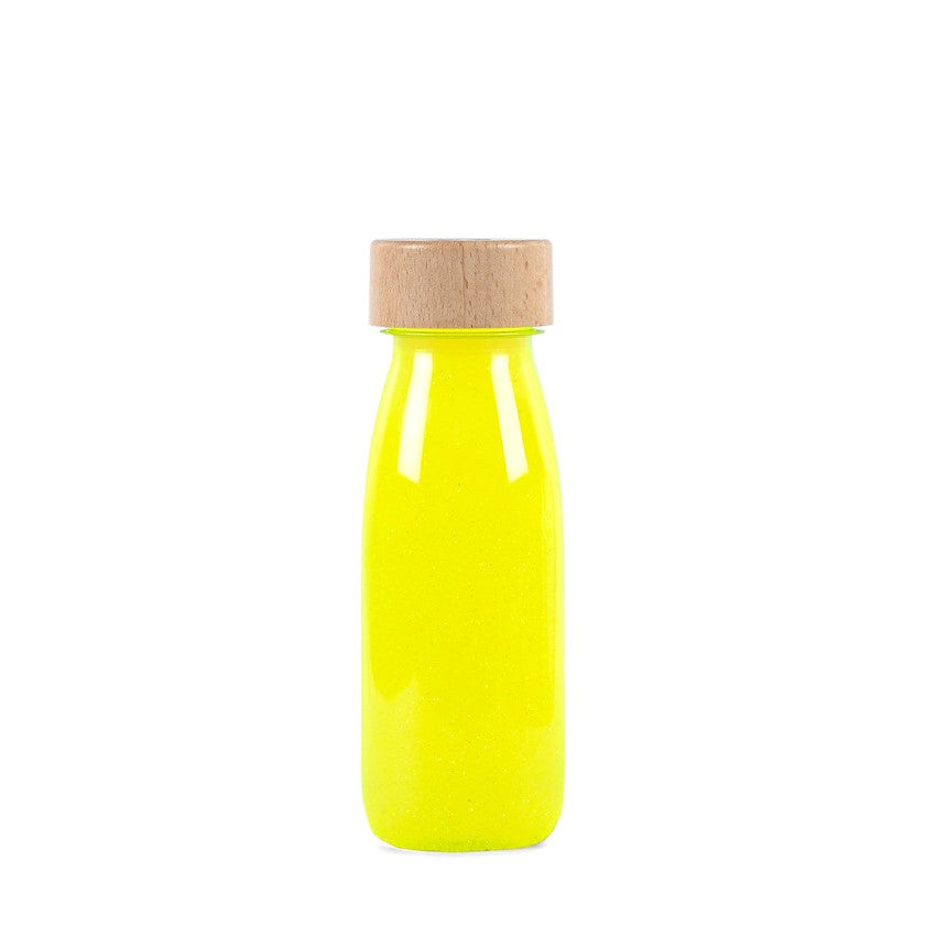 Fluorescent Yellow Sensory Bottle | Glow In The Dark