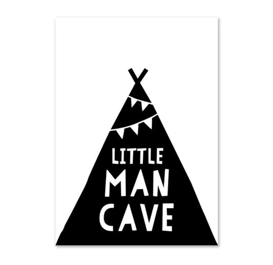 Little Man Cave Canvas Print