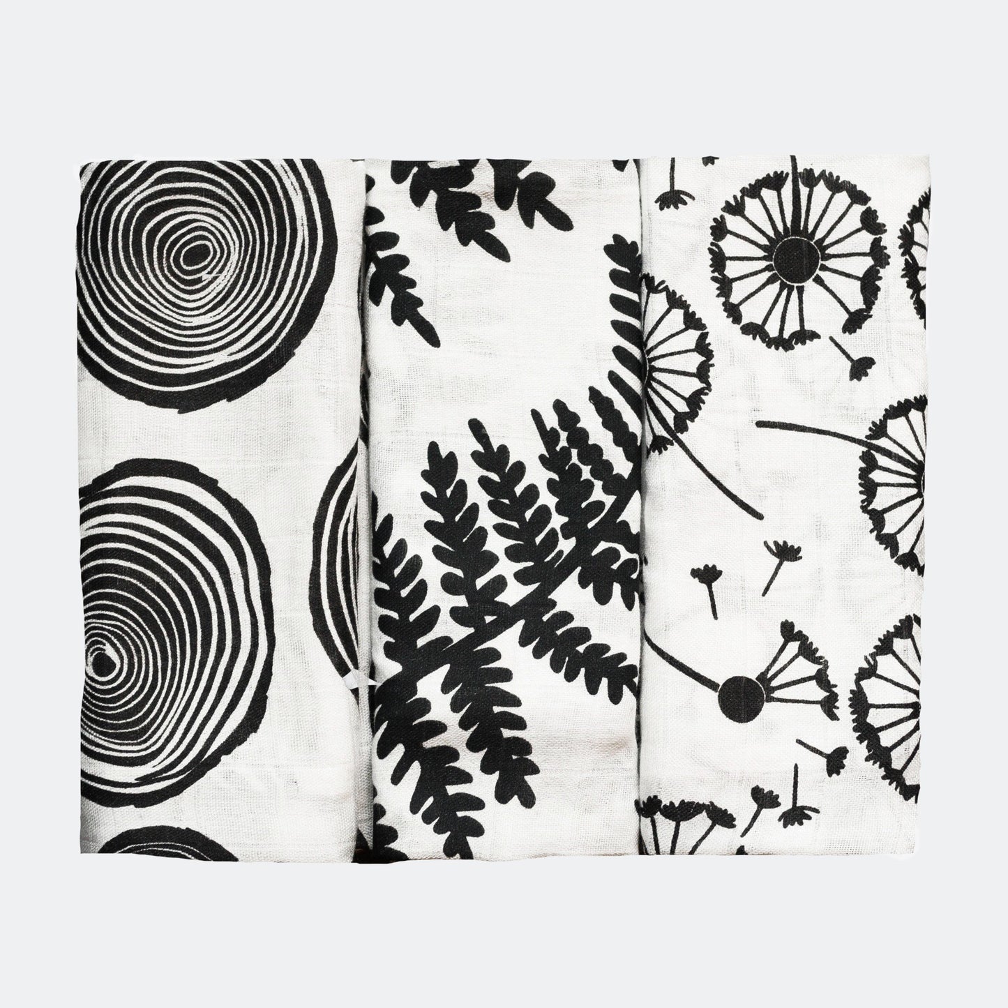 Etta Loves | 3 Pack Muslins - Plants 0-4m