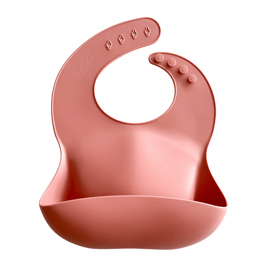 Silicone Feeding Bib | Rose