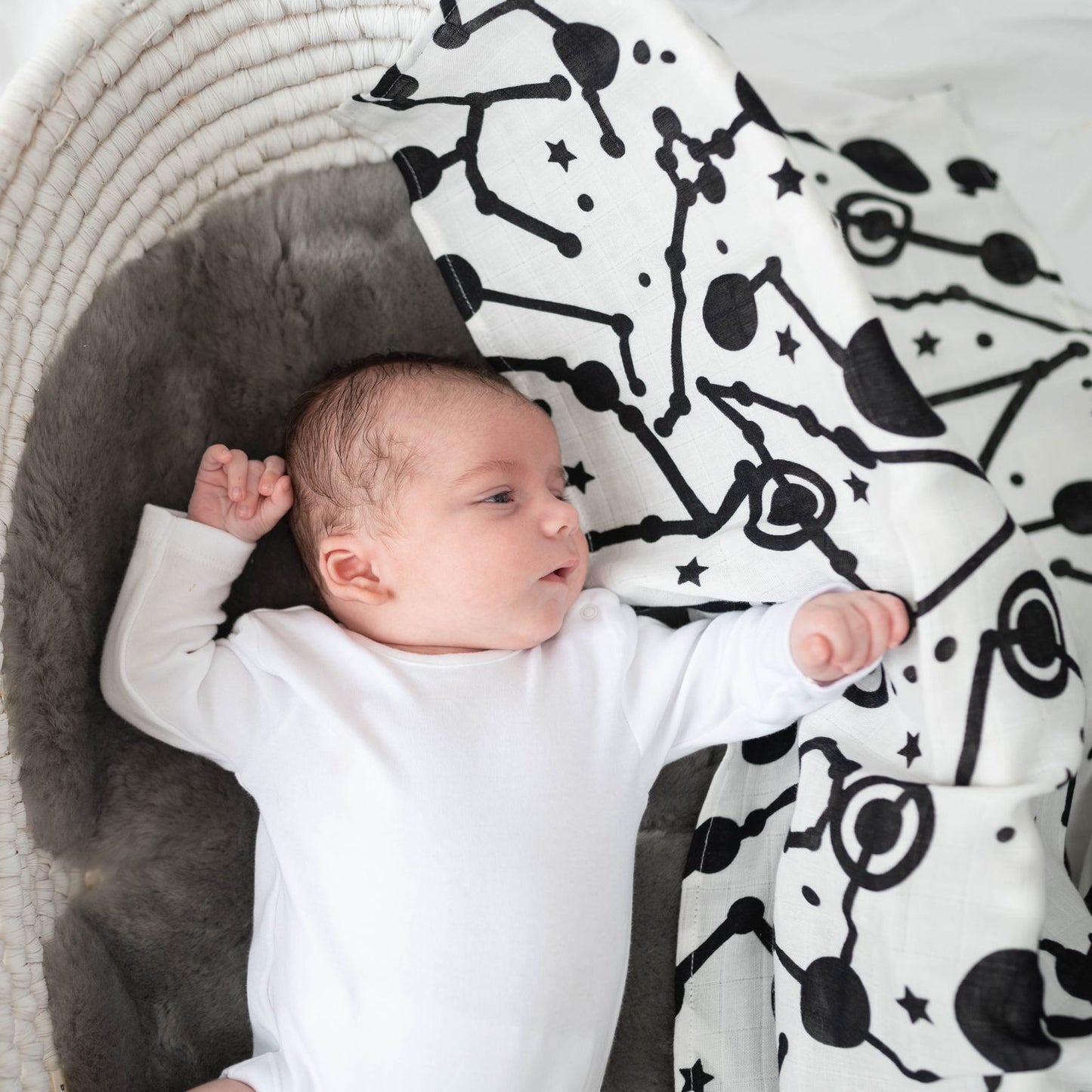 Etta Loves | 3 Pack Muslins - Sky 0-4m
