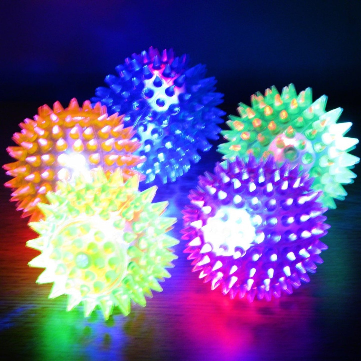 Spiked Flashing Ball