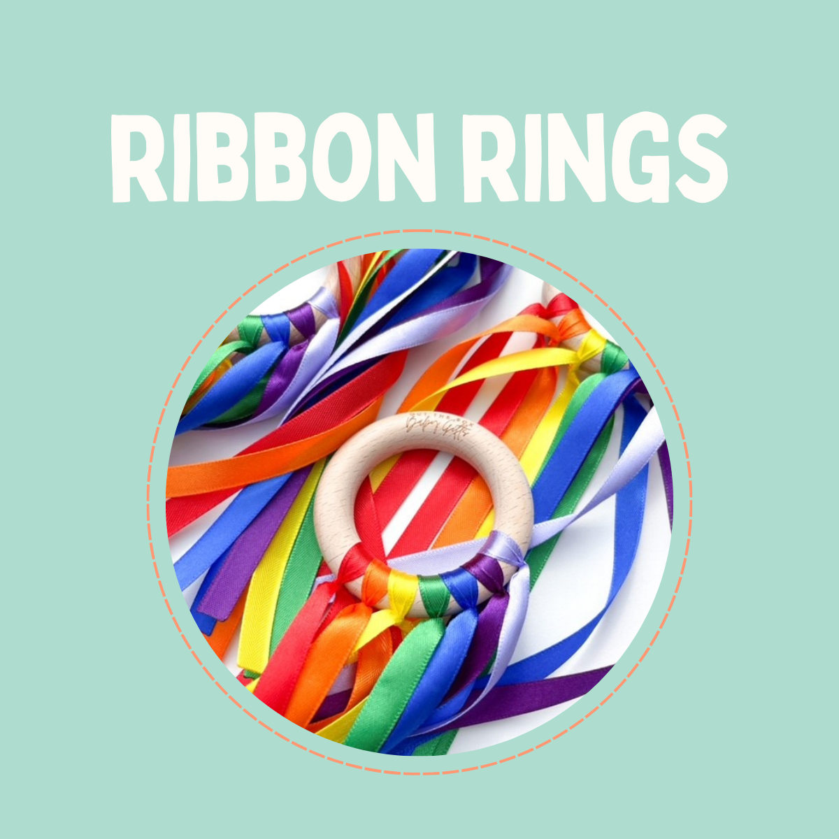 Sensory Ribbon Rings – Out The Box Baby Gifts
