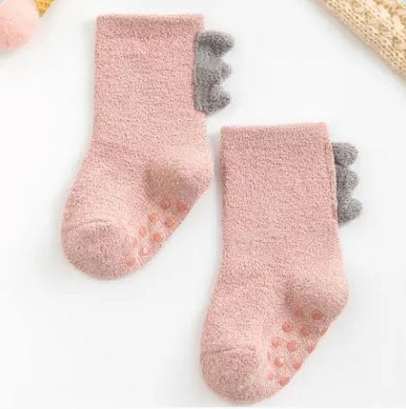 Dinosaur Socks | Pink