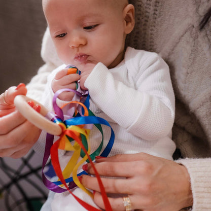 Rainbow Ribbon Ring | UKCA Tested