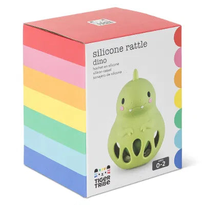 Silicone Dino Rattle