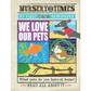 Nursery Times | Crinkly Newspaper | Pets