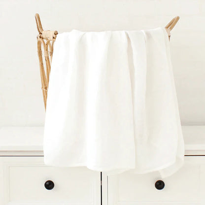 White Muslin Swaddle