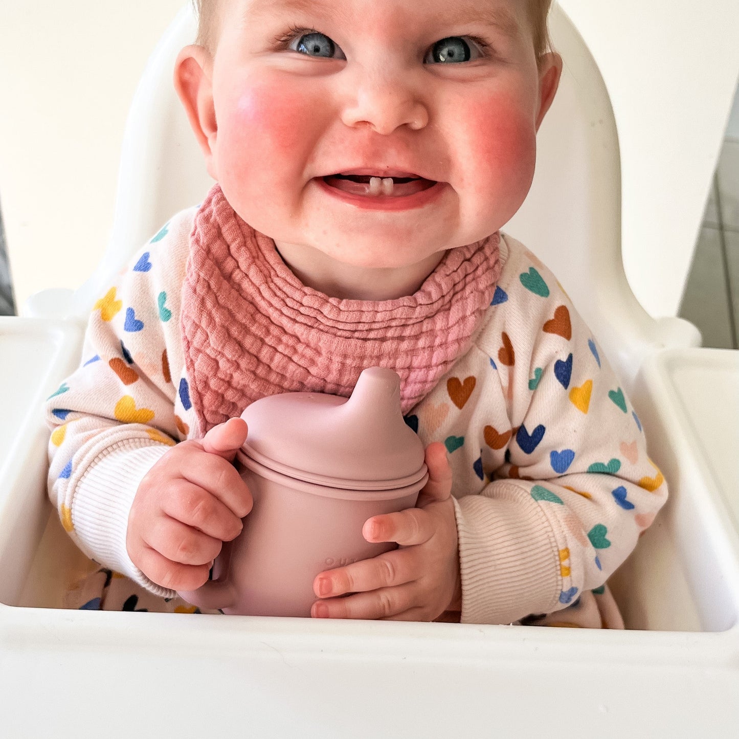 Silicone Sippy Cup | Blush