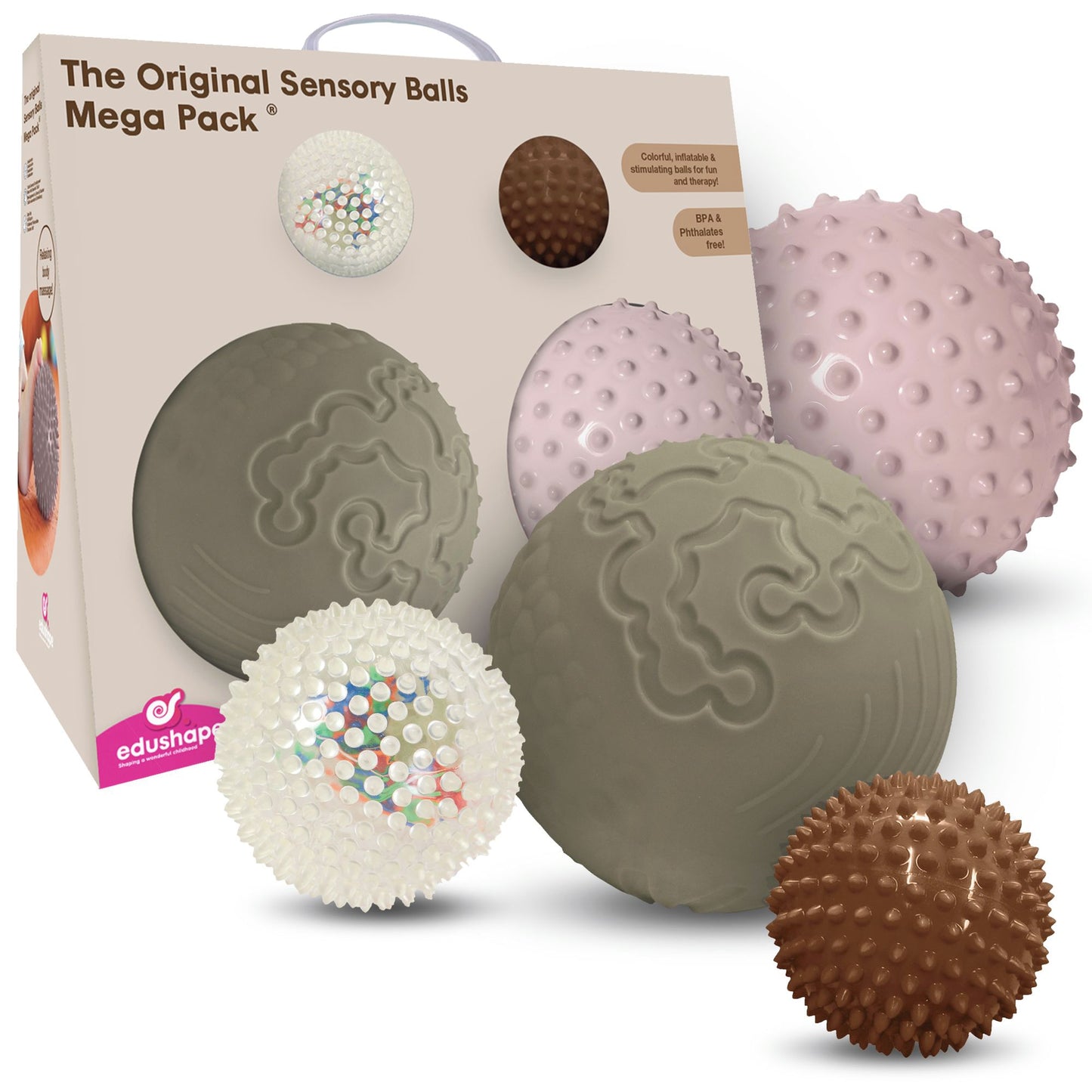 Edushape Sensory Ball Mega Pack - Boho Chic