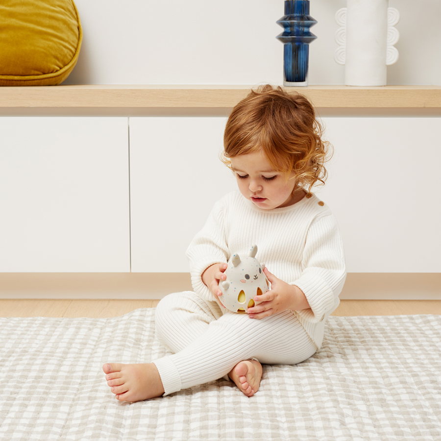 Silicone Bunny Rattle