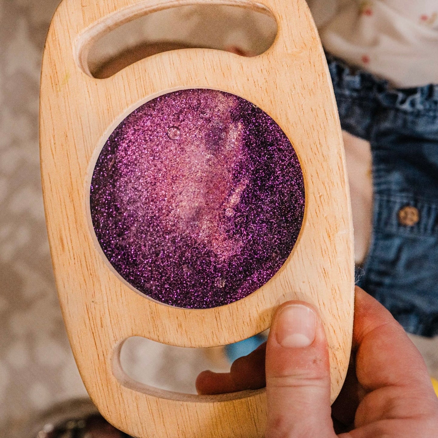 Easy Hold Glitter Panel - Purple