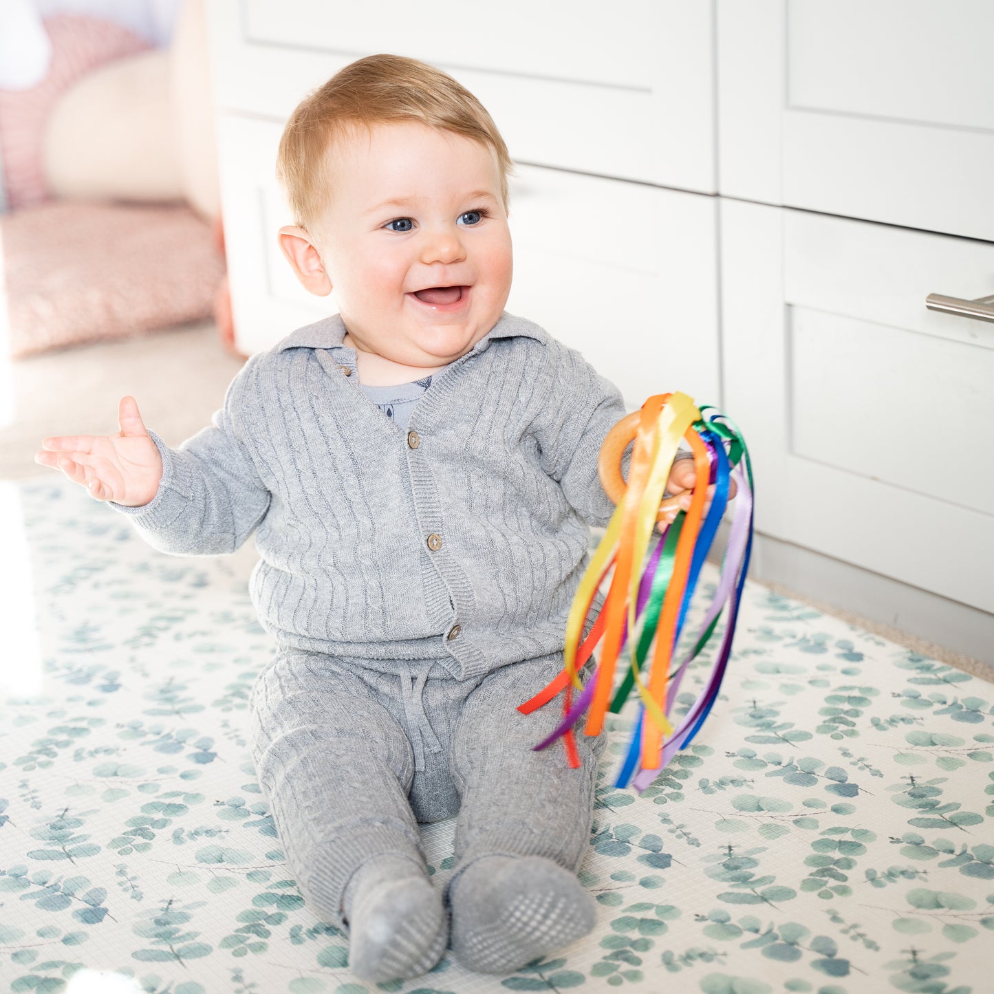 Rainbow Ribbon Ring | UKCA Tested