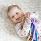 Personalised Ribbon Ring | Rainbow