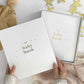 White Luxury Baby Memory Book
