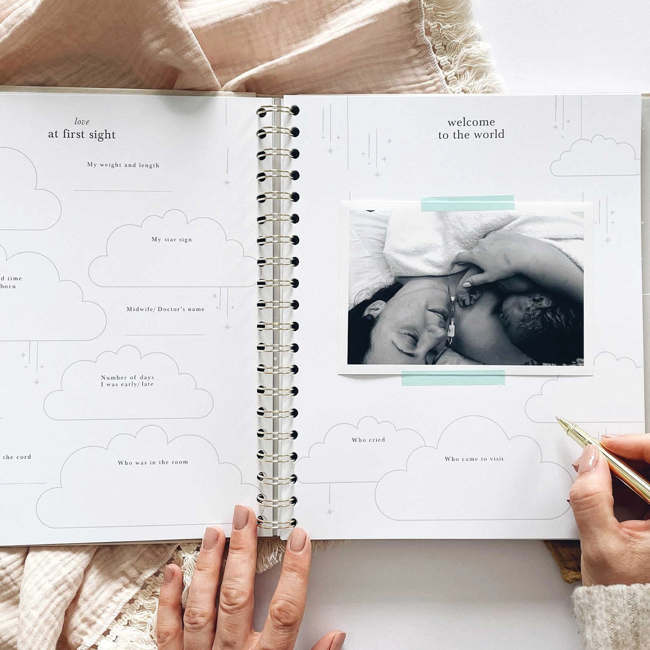 White My Pregnancy Journal