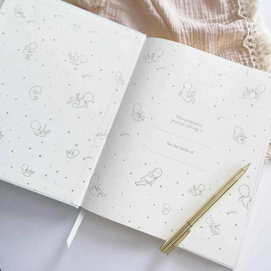 White My Pregnancy Journal