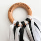 Personalised Ribbon Ring | Black & White