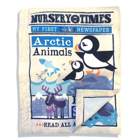 Nursery Times | Crinkly Newspaper | Arctic Animals