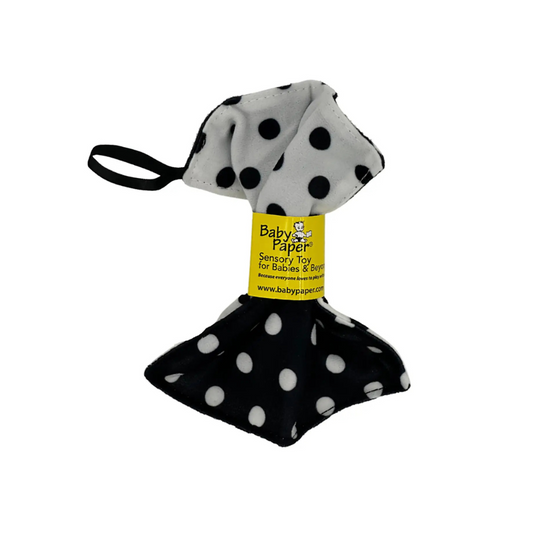 Baby Paper | Crinkle Toy | Black and White Spot