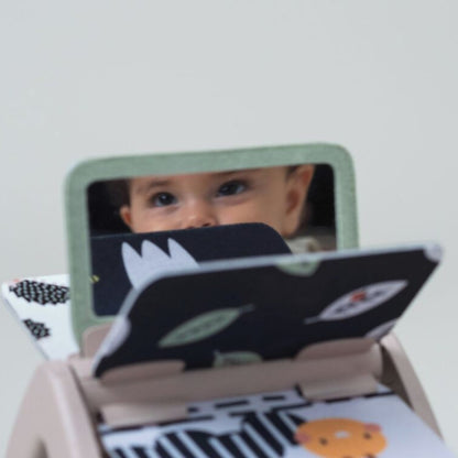 Black and White Spinning Book