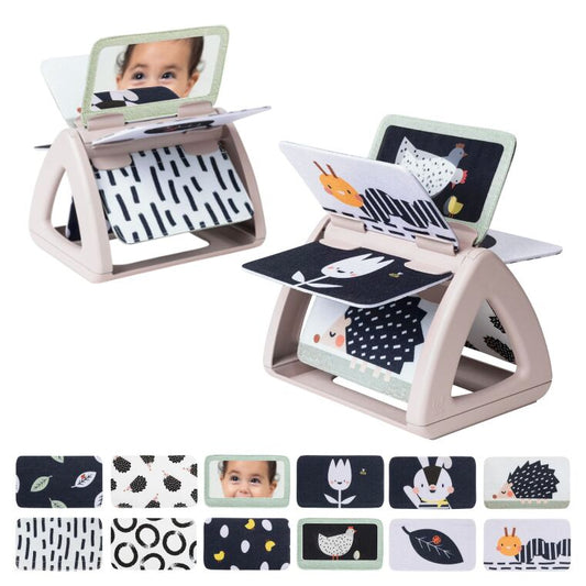 Black and White Spinning Book