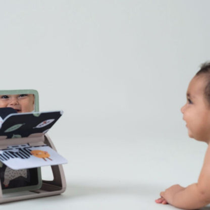 Black and White Spinning Book
